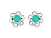 Green Onyx Stud Earring GRO-RDE-7.