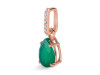 Green Onyx & White Topaz Pendant GRO-RP-76.