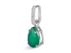 Green Onyx & White Topaz Pendant GRO-RP-76.
