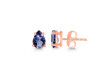 Iolite Stud Earring IOL-RDE-1174.