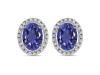 Iolite Stud Earring IOL-RDE-34.