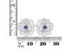 Iolite Stud Earring IOL-RDE-60.