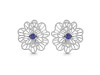 Iolite Stud Earring IOL-RDE-60.