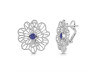Iolite Stud Earring IOL-RDE-60.