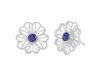 Iolite Stud Earring IOL-RDE-61.