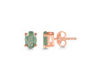 Kyanite (Green) Stud Earring KYN-RDE-1154-G.