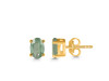 Kyanite (Green) Stud Earring KYN-RDE-1154-G.