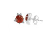 Kyanite (Orange) & White Topaz Stud Earring KYN-RDE-1260-O.