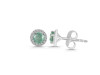 Kyanite (Green) & White Topaz Stud Earring KYN-RDE-1259-G.