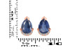 Kyanite & White Topaz Stud Earring KYN-RDE-1262.