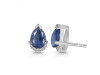 Kyanite & White Topaz Stud Earring KYN-RDE-1262.