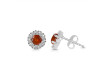 Kyanite (Orange) Stud Earring KYN-RDE-1268-O.