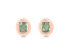 Kyanite (Green) Stud Earring KYN-RDE-35-G.