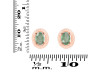 Kyanite (Green) Stud Earring KYN-RDE-35-G.