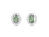 Kyanite (Green) Stud Earring KYN-RDE-35-G.