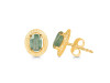 Kyanite (Green) Stud Earring KYN-RDE-35-G.