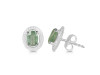 Kyanite (Green) Stud Earring KYN-RDE-35-G.
