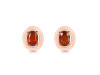 Kyanite (Orange) Stud Earring KYN-RDE-35-O.