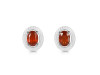 Kyanite (Orange) Stud Earring KYN-RDE-35-O.