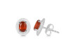 Kyanite (Orange) Stud Earring KYN-RDE-35-O.