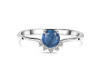 Kyanite & White Topaz Ring KYN-RDR-1942.