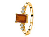 Kyanite (Orange) Ring KYN-RDR-2187-O.