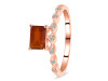 Kyanite (Orange) Ring KYN-RDR-2199-O.
