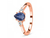 Kyanite & White Topaz Ring KYN-RDR-2213.