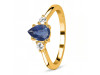 Kyanite & White Topaz Ring KYN-RDR-2213.