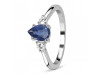 Kyanite & White Topaz Ring KYN-RDR-2213.