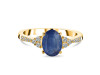 Kyanite & White Topaz Ring KYN-RDR-2219.