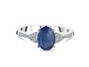 Kyanite & White Topaz Ring KYN-RDR-2219.