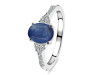 Kyanite & White Topaz Ring KYN-RDR-2219.