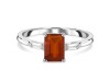 Kyanite (Orange) & White Topaz Ring KYN-RDR-2251-O.
