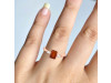 Kyanite (Orange) & White Topaz Ring KYN-RDR-2251-O.