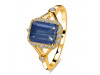 Kyanite & White Topaz Ring KYN-RDR-2252.