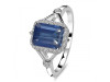 Kyanite & White Topaz Ring KYN-RDR-2252.