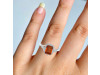 Kyanite (Orange) & White Topaz Ring KYN-RDR-2252-O.