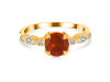 Kyanite (Orange) Ring KYN-RDR-2269-O.