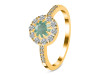 Kyanite (Green) Ring KYN-RDR-2281-G.