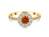 Kyanite (Orange) Ring KYN-RDR-2281-O.