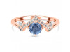 Kyanite & White Topaz Ring KYN-RDR-2296.