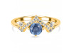 Kyanite & White Topaz Ring KYN-RDR-2296.