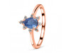 Kyanite & White Topaz Ring KYN-RDR-2305.