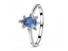 Kyanite & White Topaz Ring KYN-RDR-2305.