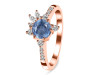 Kyanite & White Topaz Ring KYN-RDR-2406.