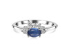 Kyanite & White Topaz Ring KYN-RDR-2418.
