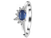 Kyanite & White Topaz Ring KYN-RDR-2418.
