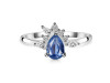Kyanite & White Topaz Ring KYN-RDR-2431.