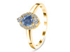 Kyanite & White Topaz Ring KYN-RDR-2504.